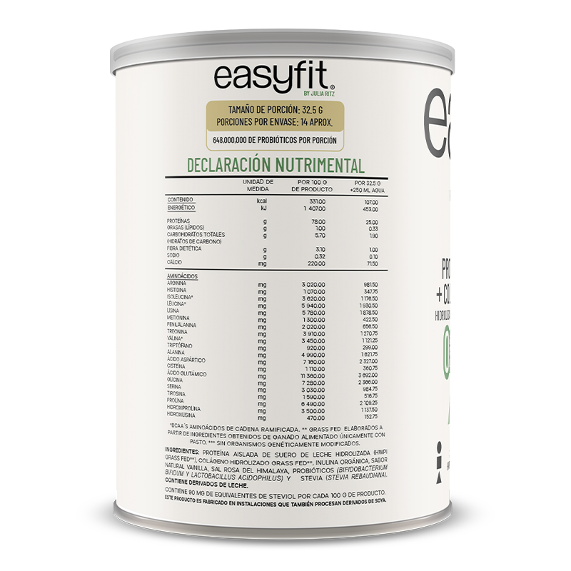 Proteína Premium GRASS-FED + Colágeno Hidrolizado - Vainilla