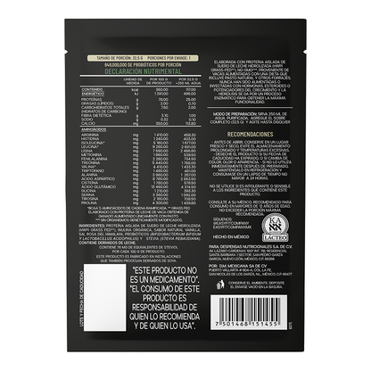 Sachet Proteína Premium GRASS-FED -Vainilla