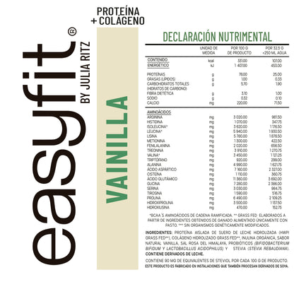 Proteína Premium GRASS-FED + Colágeno Hidrolizado - Vainilla